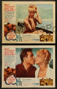 9r247 LOVE THE ITALIAN WAY 8 LCs 1964 Femmine di Lusso, Elke Sommer, Walter Chiari, Ugo Tognazzi