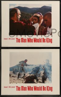 9r725 MAN WHO WOULD BE KING 4 LCs 1975 British soldiers Sean Connery & Michael Caine!