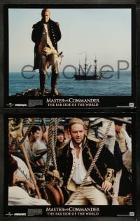 9r011 MASTER & COMMANDER 10 LCs 2003 Russell Crowe, Paul Bettany, Peter Weir, Far Side of the World!