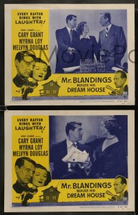 9r268 MR. BLANDINGS BUILDS HIS DREAM HOUSE 8 LCs R1954 Cary Grant, Myrna Loy & Melvyn Douglas!