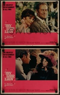 9r272 MY FAIR LADY 8 LCs R1969 great images of pretty Audrey Hepburn & Rex Harrison!