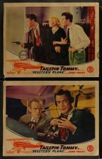 9r636 MYSTERY PLANE 5 LCs 1939 John Trent as pilot Tailspin Tommy Tompkins & Marjorie Reynolds!