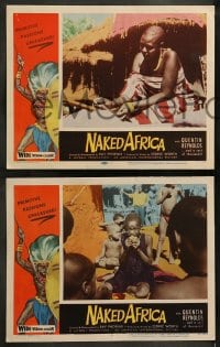 9r275 NAKED AFRICA 8 LCs 1957 AIP shockumentary, primitive passions unleashed, naked natives!