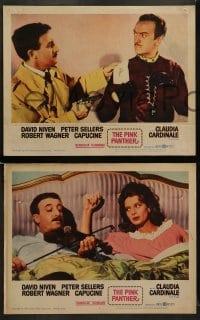 9r312 PINK PANTHER 8 LCs 1964 Peter Sellers, David Niven, Capucine, directed by Blake Edwards!