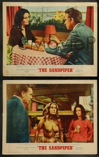 9r643 SANDPIPER 5 LCs 1965 Elizabeth Taylor & Richard Burton in a tempestuous love affair!