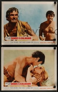 9r520 SANDS OF THE KALAHARI 7 LCs 1965 the strangest adventure the eyes of man have ever seen!