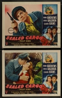 9r750 SEALED CARGO 4 LCs 1951 Dana Andrews & Carla Balenda, some cool action scenes, World War II!