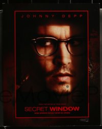 9r351 SECRET WINDOW 8 LCs 2004 brooding Johnny Depp, Stephen King, Hutton, Turturro!
