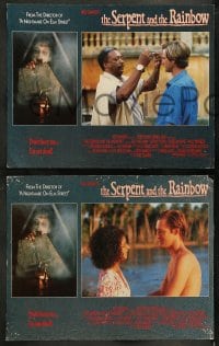 9r353 SERPENT & THE RAINBOW 8 LCs 1988 directed by Wes Craven, don't bury me, I'm not dead!