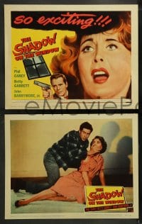 9r354 SHADOW ON THE WINDOW 8 LCs 1957 Phil Carey, Betty Garrett, John Barrymore Jr., so exciting!