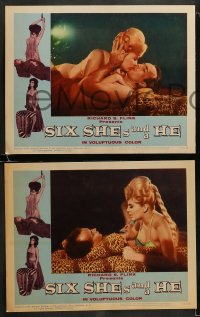 9r365 SIX SHE'S & A HE 8 LCs 1965 six love-starved goddesses find pagan revenge!