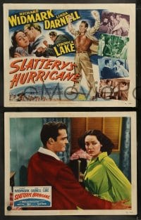 9r367 SLATTERY'S HURRICANE 8 LCs 1949 sexy Veronica Lake, Linda Darnell & Richard Widmark!