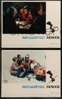 9r755 SNOW JOB 4 LCs 1972 Jean-Claude Killy is a thief on skis after $240,000, Ski Raiders!