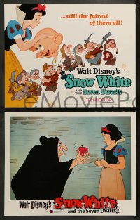 9r017 SNOW WHITE & THE SEVEN DWARFS 9 LCs R1967 Walt Disney animated cartoon fantasy classic!