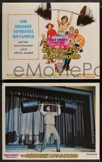 9r019 STRONGEST MAN IN THE WORLD 9 LCs 1975 Walt Disney, teenage Kurt Russell, Phil Silvers!
