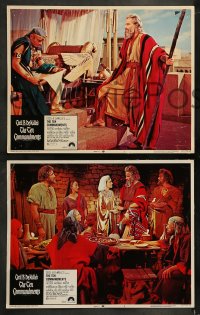 9r659 TEN COMMANDMENTS 5 LCs R1972 Cecil B. DeMille classic starring Charlton Heston as Moses!