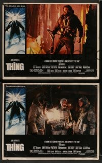 9r424 THING 8 LCs 1982 John Carpenter, Kurt Russell, the ultimate in alien terror!