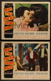 9r769 WAIT 'TIL THE SUN SHINES, NELLIE 4 LCs 1952 David Wayne, Jean Peters, Hugh Marlowe!