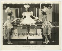 9s619 MERRY GO ROUND OF 1938 8.25x10.25 still 1938 Joy Hodges & two girls in sexy kitchen outfits!