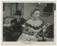 9s061 ALL ABOUT EVE 8.25x10 still 1950 smoking George Sanders smiles at pretty Anne Baxter!