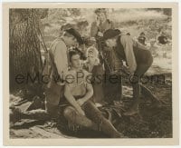 9s065 ALLEGHENY UPRISING 8.25x10 still 1939 Trevor, Chill Wills & others help wounded John Wayne!