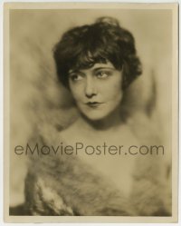 9s083 ANNA Q. NILSSON deluxe 8x10 still 1925 portrait in fur by Henry Waxman for Winds of Chance!
