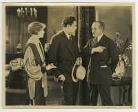 9s084 ANNA Q. NILSSON/LEWIS STONE 7.75x9.75 still 1920s he's telling her boyfriend to leave!