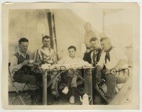 9s114 BEAU GESTE candid 8x10.25 still 1926 Ronald Colman drinking coffee with cast & others!