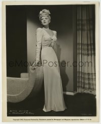 9s128 BETTY HUTTON 8.25x10 still 1942 full-length modeling a sexy dress that shows some skin!