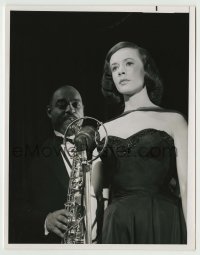 9s148 BOB HOPE PRESENTS THE CHRYSLER THEATRE TV 7x9 still 1963 Piper Laurie & Benny Carter with sax!