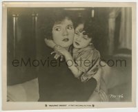 9s162 BROADWAY NIGHTS 8.25x10 still 1927 c/u of scared Lois Wilson clutching her daughter tight!