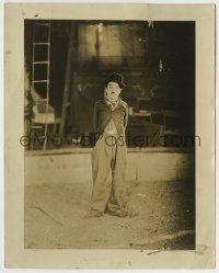 9s203 CIRCUS deluxe 8x10.25 still 1928 best image of Tramp Charlie Chaplin, slapstick classic!