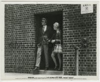 9s270 DIRTY HARRY 8.25x10 still 1971 Clint Eastwood with pretty blonde Lyn Edington by brick wall!