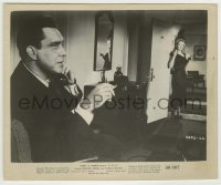 9s232 D.O.A. 8.25x10 still 1950 close up of Edmond O'Brien smoking on phone, classic film noir!