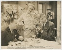 9s284 DOUBTING THOMAS 7.5x9.5 still 1935 Billie Burke & Frank Albert laugh at Will Rogers w/sausage