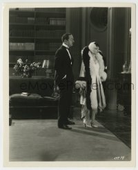 9s290 DRAGNET 8.25x10 still 1928 William Powell as Dapper Frank Trent, Evelyn Brent as The Magpie!