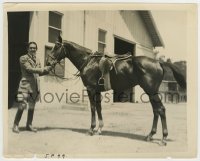 9s297 END OF THE WORLD 8x10 still 1925 Jack Pickford & his saddle horse Dr. Winifred by K.O. Rahmn!