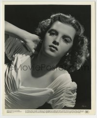 9s304 FAITH DOMERGUE 8.25x10 still 1941 sexy portrait over black background, Blues in the Night!