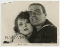 9s322 FLEET'S IN 8x10.25 still 1928 romanitc c/u of Navy sailor James Hall & Clara Bow, lost film!