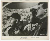 9s354 GIANT CLAW 8x10 still 1957 close up of scared Jeff Morrow, Mara Corday & Louis Merril!