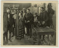 9s358 GIRL OF THE GOLDEN WEST 8x10 key book still 1923 Russell Simpson with worried Sylvia Breamer!