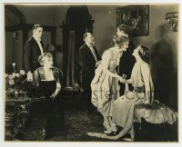 9s368 GLORY OF CLEMENTINA 7.75x9.75 still 1922 Pauline Frederick at party wearing garland!