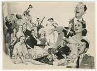 9s431 HIGH SOCIETY 6.75x9.25 still 1956 montage of Grace Kelly, Bing Crosby, Frank Sinatra & cast!