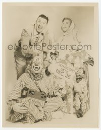 9s452 HOWDY DOODY SHOW TV 7x9.25 still 1959 Buffalo Bob Smith, Clarabell the Clown & Marti Barris!
