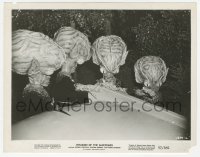 9s470 INVASION OF THE SAUCER MEN 8x10.25 still 1957 wacky cabbage head aliens making plans by car!