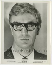 9s473 IPCRESS FILE 8x10.25 still 1965 super close up of spy Michael Caine as spy Harry Palmer!