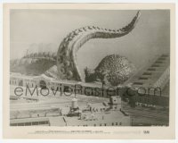 9s480 IT CAME FROM BENEATH THE SEA 8x10 still 1955 Harryhausen, incredible FX image of monster!