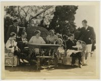 9s510 JOHN BARRYMORE/LIONEL BARRYMORE/ETHEL BARRYMORE deluxe 8x10 still 1932 with grandchildren!
