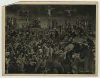 9s527 KING OF KINGS 8x10.25 still 1927 far shot of Jesus Christ being crucified by the Romans!