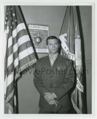 9s547 LIEUTENANT TV 8.25x10 still 1963 great portrait of Gary Lockwood in Marine Corps uniform!